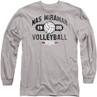 Nas Miramar Volleyball Long Sleeve T Shirt Athletic Heather