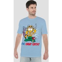 One Great Catch T Shirt Light Blue