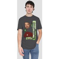 Star Trek Riker T-Shirt, Charcoal in Grey | Size: XL