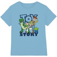 Disney Boy's Collection Toy Gang Kids T-Shirt in Blue | Size: 7-8 Years