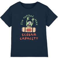 Disney Boy's Collection Mike Scream Capacity Kids T-Shirt in Navy | Size: 7-8 Years
