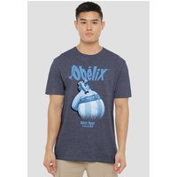 Asterix & Obelix Blue Grump T Shirt Heather