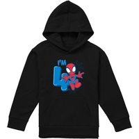 Spiderman Cute Spidey Birthday 4 Pull Over Hoodie