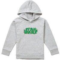 Star Wars Christmas Lights Logo Pull Over Hoodie Athletic Heather