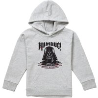 Disney Star Wars Darth Vader Humbug Christmas, Merry Sithmas Youth Kids Pull-Over Hoodie, Athletic Heather in Grey | Size: 5-6 Years
