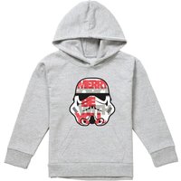 Star Wars Christmas Merry Force Be You Stormtrooper Pull Over Hoodie Athletic Heather
