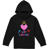 Princess ValentineS Day Happy Hearts Day Pull Over Hoodie