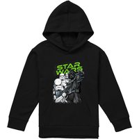 Disney Star Wars Galactic Empire Darth Vader Sketch Youth Kids Pull-Over Hoodie, Black | Size: 12-13 Years