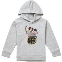 Disney Hocus Pocus Sanderson Sisters Cooking Up A Potion Youth Kids Pull-Over Hoodie, Athletic Heather in Grey | Size: 7-8 Years