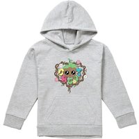 Marvel Guardians Of The Galaxy Groot Heart Vines Youth Kids Pull-Over Hoodie, Athletic Heather in Grey | Size: 9-11 Years