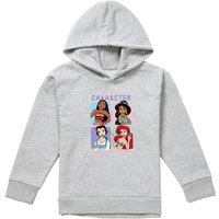 Disney Main Character Energy Youth Kids Pull-Over Hoodie, Athletic Heather in Grey | Size: 12-13 Years