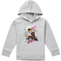 Disney Encanto Mirabel, Isabela & Luisa Have Sister Goals Youth Kids Pull-Over Hoodie, Athletic Heather in Grey | Size: 5-6 Years