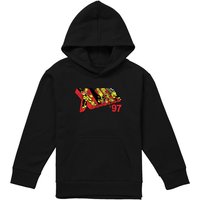 X 97 Comic Logo Pull Over Hoodie