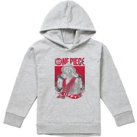 Luffy Etched Portrait Pull Over Hoodie Athletic Heather