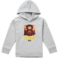Disney Star Wars Darth Maul 8Th Birthday Space Youth Kids Pull-Over Hoodie, Athletic Heather in Grey | Size: 5-6 Years