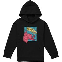 Marvel Spiderman Thwip Panel Youth Kids Pull-Over Hoodie, Black | Size: 9-11 Years