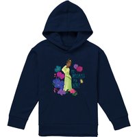 Disney The Princess & The Frog Tiana My Dreams, My Way Youth Kids Pull-Over Hoodie, Navy | Size: 12-13 Years