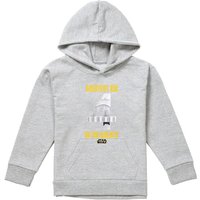 Disney Star Wars Greatest Kid Stormtrooper Youth Kids Pull-Over Hoodie, Athletic Heather in Grey | Size: 7-8 Years