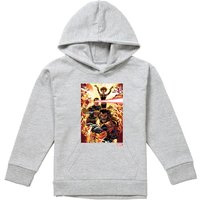Marvel X-Men Wolverine Cyclops Jean Grey Youth Kids Pull-Over Hoodie, Athletic Heather | Size: 9-11 Years