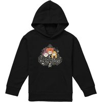 Disney Hocus Pocus Sanderson Sisters Gather Round Sisters Youth Kids Pull-Over Hoodie, Black | Size: 5-6 Years