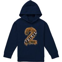 Disney Star Wars Chewbacca 2 Youth Kids Pull-Over Hoodie, Navy | Size: 9-11 Years