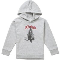 Disney Star Wars The Acolyte High Republic Dark Side Youth Kids Pull-Over Hoodie, Athletic Heather in Grey | Size: 12-13 Years
