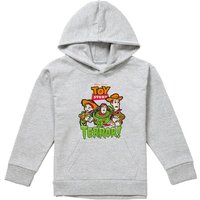 Disney Toy Story Group Terror Youth Kids Pull-Over Hoodie, Athletic Heather in Grey | Size: 9-11 Years
