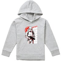 Disney Star Wars Stormtrooper Manga Youth Kids Pull-Over Hoodie, Athletic Heather in Grey | Size: 5-6 Years