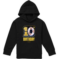 Disney Star Wars C3Po Bb8 10Th Birthday Space Youth Kids Pull-Over Hoodie, Black | Size: 5-6 Years