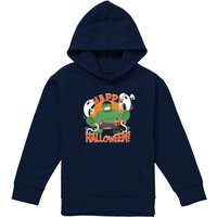Marvel Hulk Happy Halloween Youth Kids Pull-Over Hoodie, Navy | Size: 9-11 Years
