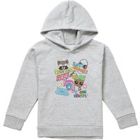 Marvel Guardians Of The Galaxy Rocket & Groot Stickers Youth Kids Pull-Over Hoodie, Athletic Heather in Grey | Size: 12-13 Years