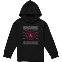 Captain America Shield Christmas Jumper Pull Over Hoodie