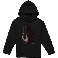 Disney Star Wars Redacted Andor Youth Kids Pull-Over Hoodie, Black | Size: 9-11 Years