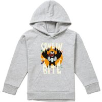 Marvel Venom Bite Youth Kids Pull-Over Hoodie, Athletic Heather in Grey | Size: 5-6 Years