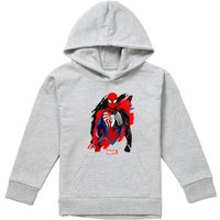 Spiderman Symbiote Pull Over Hoodie Athletic Heather