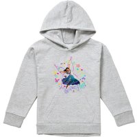 Disney Encanto Uniquely Me With Mirabel Youth Kids Pull-Over Hoodie, Athletic Heather in Grey | Size: 7-8 Years