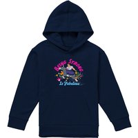 Disney Encanto Being Strong Is Fabulous With Luisa Youth Kids Pull-Over Hoodie, Navy | Size: 5-6 Years