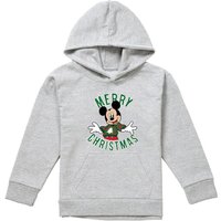 Mickey Mouse Christmas Jumper Pull Over Hoodie Athletic Heather