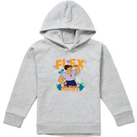 Disney Encanto Flex Alert Youth Kids Pull-Over Hoodie, Athletic Heather in Grey | Size: 7-8 Years