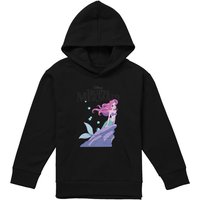 Disney Anime Rock Youth Kids Pull-Over Hoodie, Black | Size: 5-6 Years