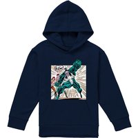 Marvel Venom Comic Youth Kids Pull-Over Hoodie, Navy | Size: 9-11 Years