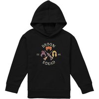 Disney Hocus Pocus Sanderson Sisters Broom Squad Youth Kids Pull-Over Hoodie, Black | Size: 5-6 Years