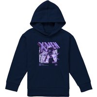 Marvel X-Men Jean Grey Info Youth Kids Pull-Over Hoodie, Navy | Size: 9-11 Years