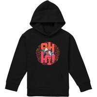 Disney Princess Oh Hi Merida, Moana & Snow White Youth Kids Pull-Over Hoodie, Black | Size: 5-6 Years