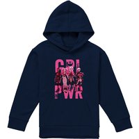 Disney Star Wars Ahsoka Girl Power Ketsu Sabine Hera Youth Kids Pull-Over Hoodie, Navy | Size: 7-8 Years