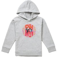 Disney Princess Oh Hi Merida, Moana & Snow White Youth Kids Pull-Over Hoodie, Athletic Heather in Grey | Size: 12-13 Years