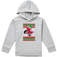 Ricky Zoom Motorbike Christmas Jumper Pull Over Hoodie Athletic Heather