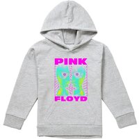 Neon Division Bell Pull Over Hoodie Athletic Heather Grey