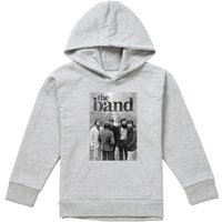 The Band On The Road Youth Kids Pull-Over Hoodie, Athletic Heather in Grey | Size: 9-11 Years