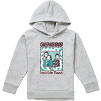 Genesis Invisible Touch Poster Youth Kids Pull-Over Hoodie, Athletic Heather in Grey | Size: 9-11 Years